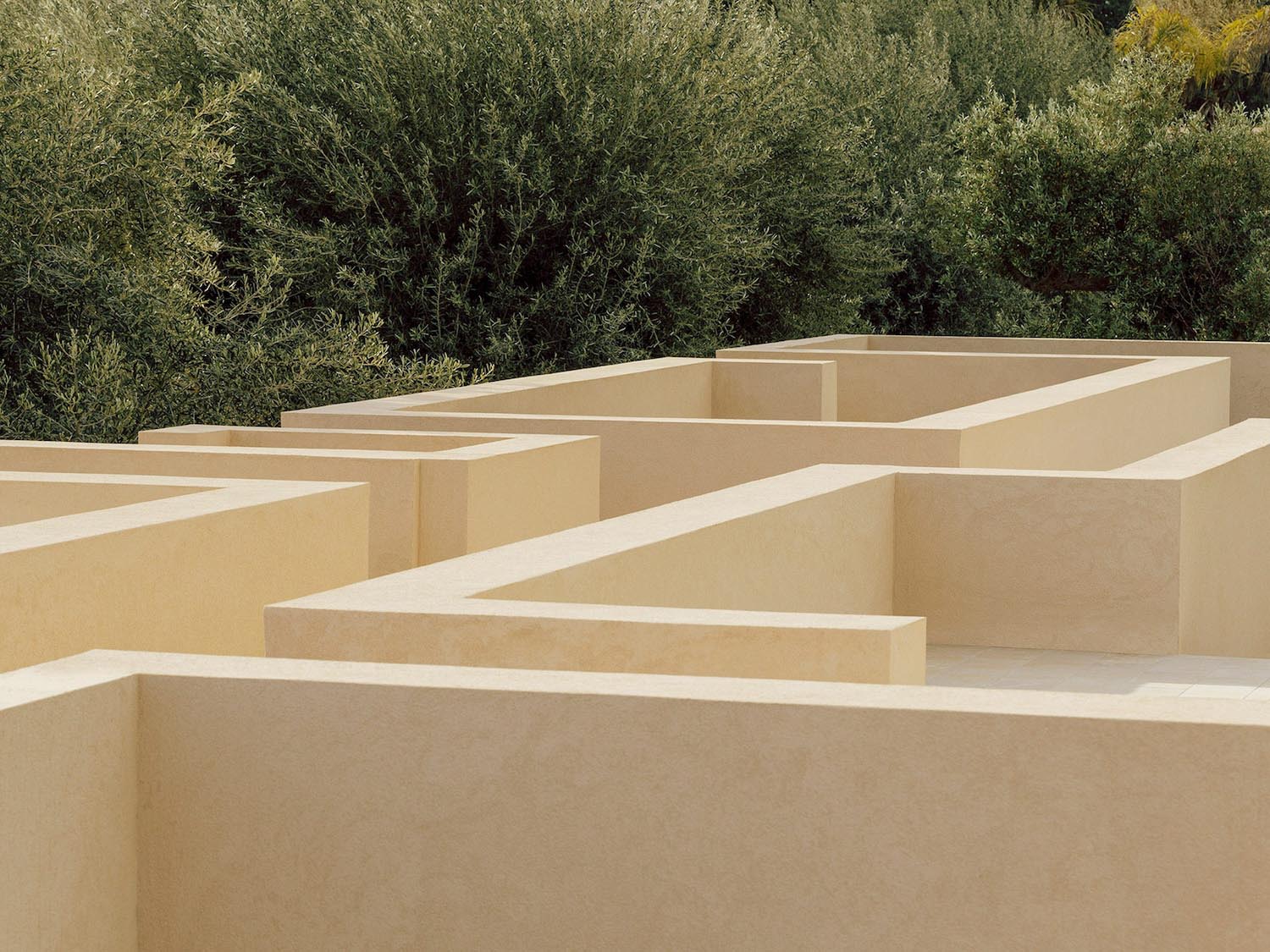 Patio House, Solum Studio, laberinto, mar de Siracusa