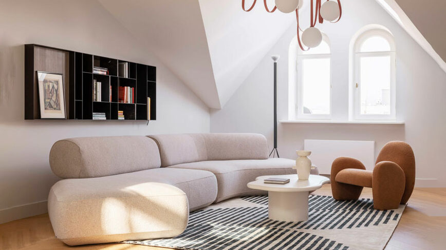 Foksal, Indoor Projekt, ático luminoso