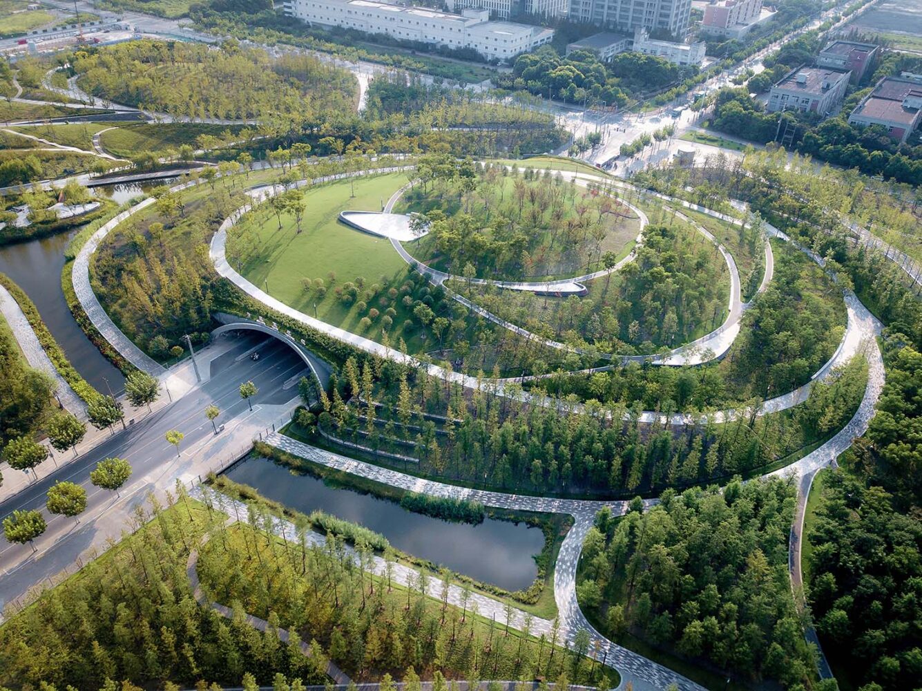 Taopu Central Park. Fields Operation. Nuevos Paisajista. Paisajismo