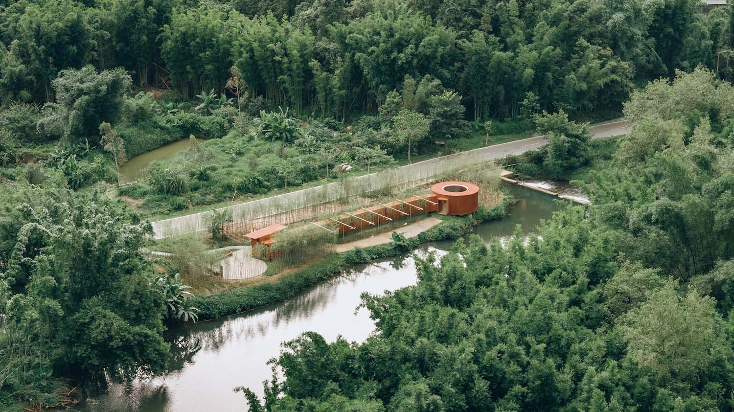 pabellón, Floral Wander Loop, DL Atelier