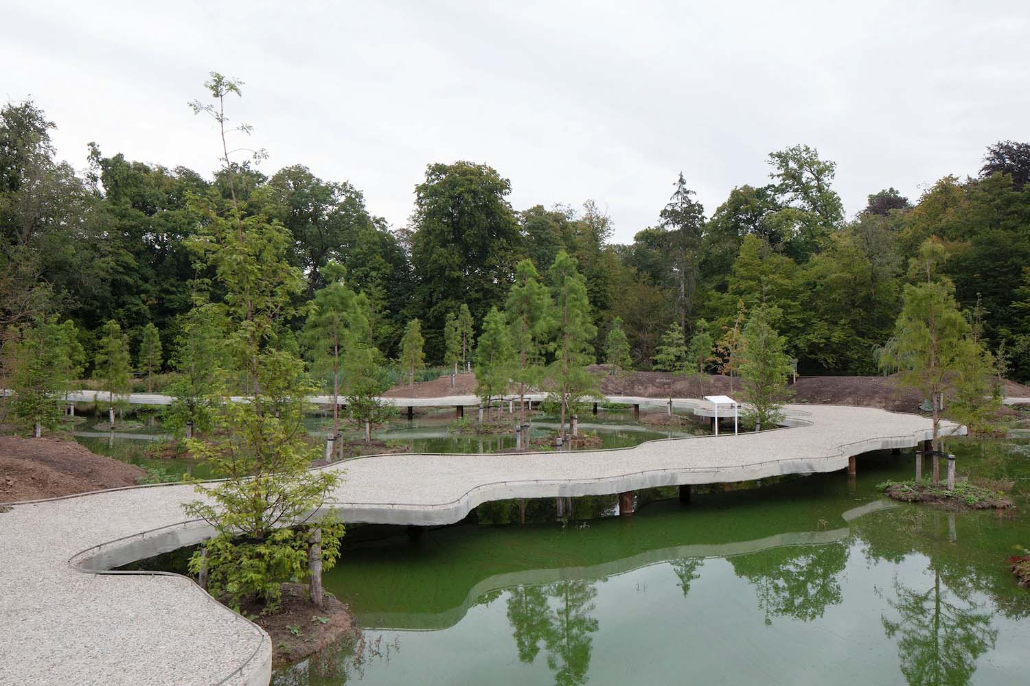 Jardín botánico de Meise, islas y Gijs Van Vaerenbergh