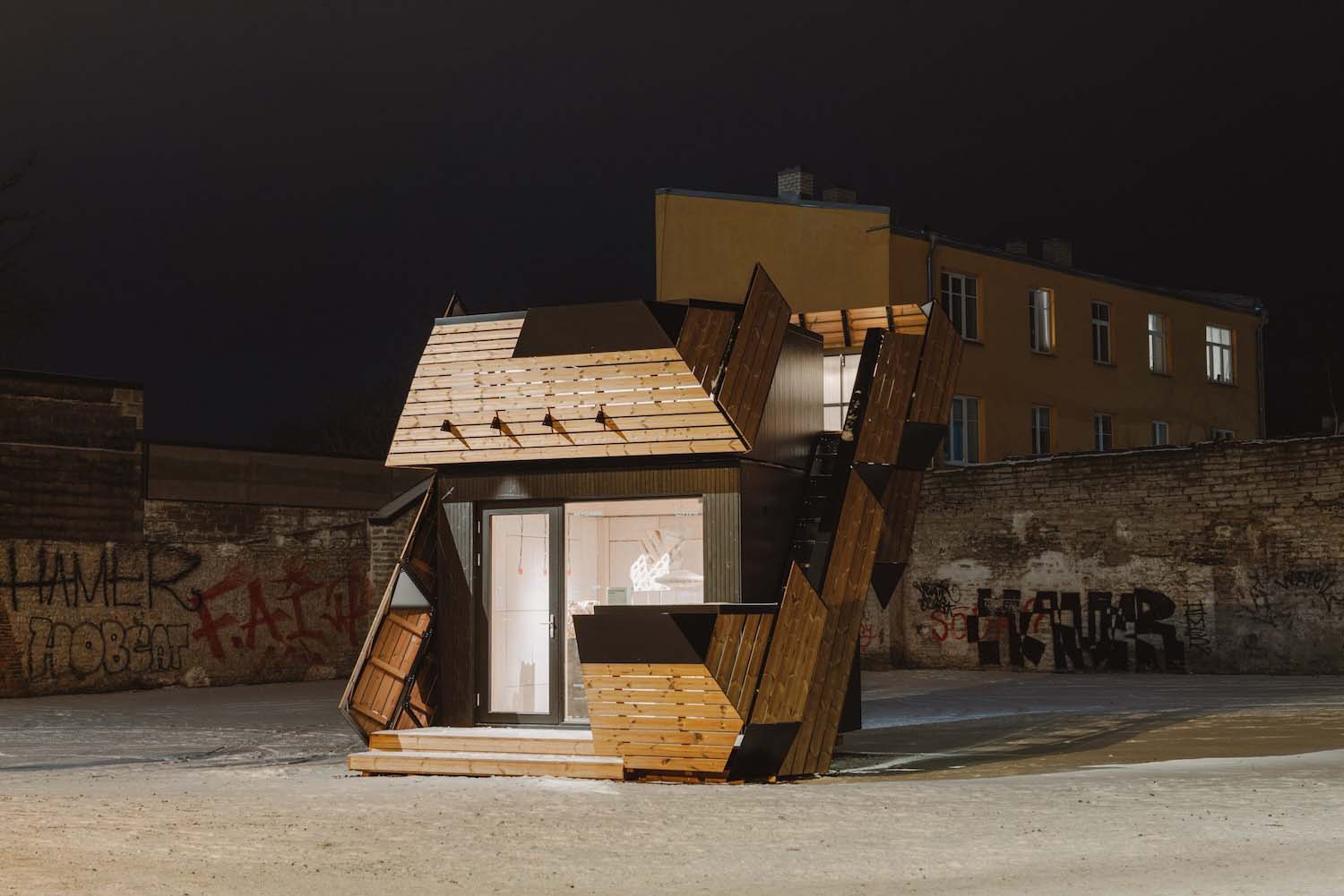 micelio, pabellón biohíbrido, PAKK Pavilion