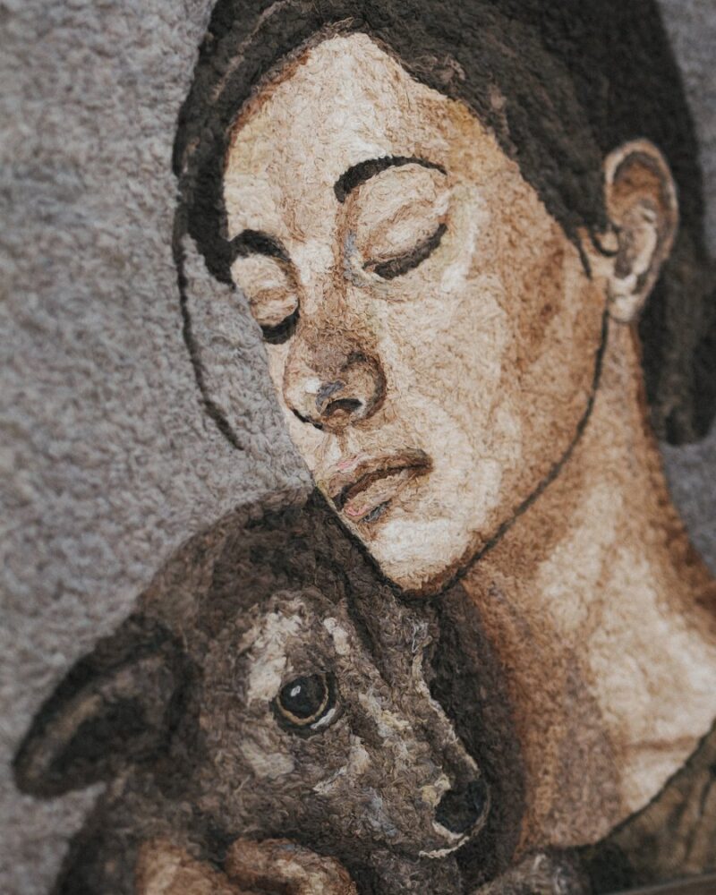 Detalle obra Biopintura