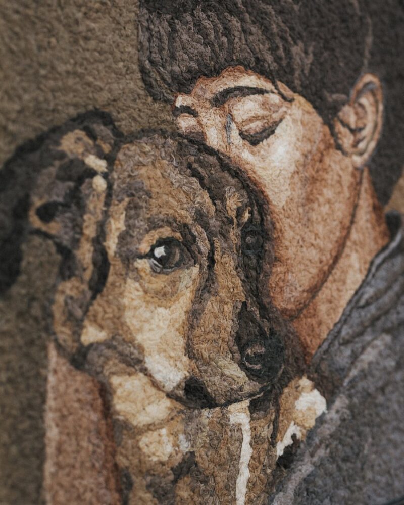 Detalle obra Biopintura