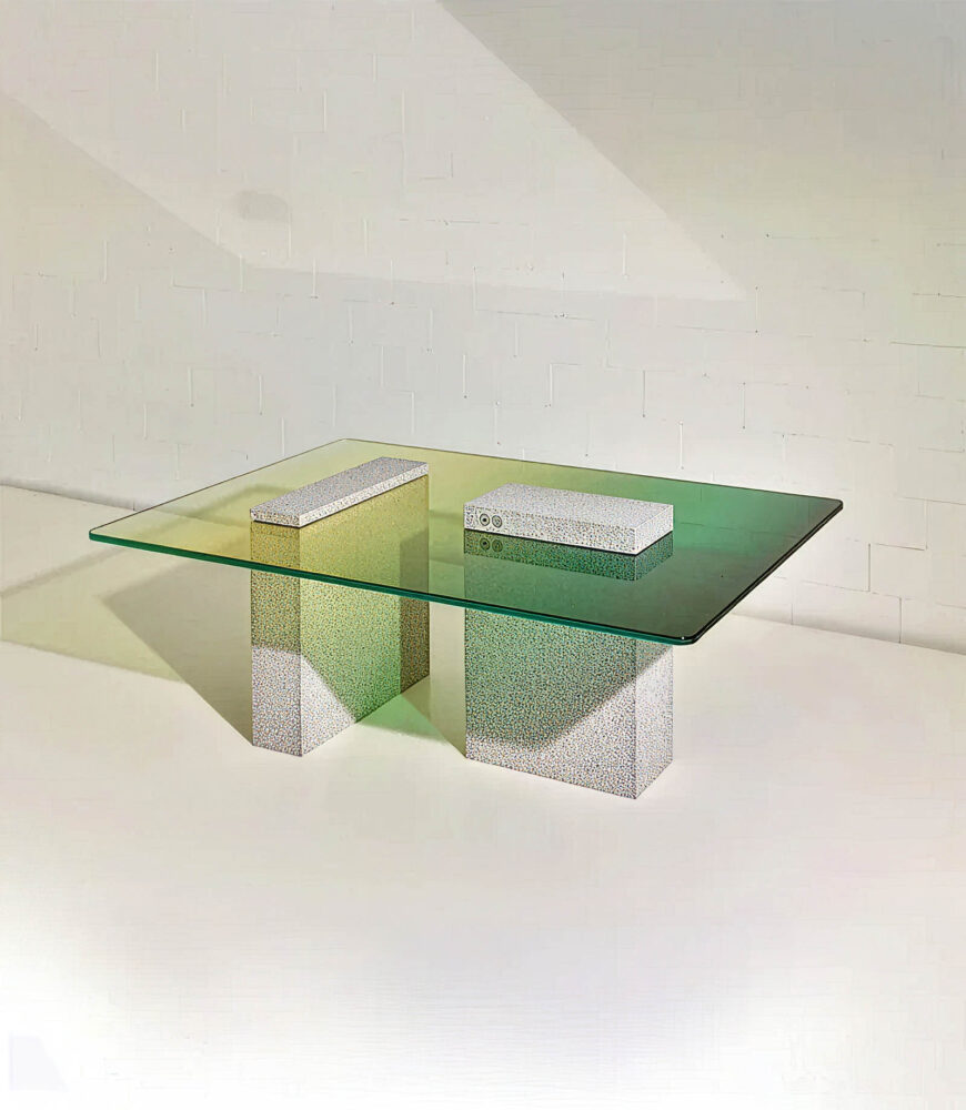Glass-Stone Granite Table. Sabine Marcelis. Collectional Gallery