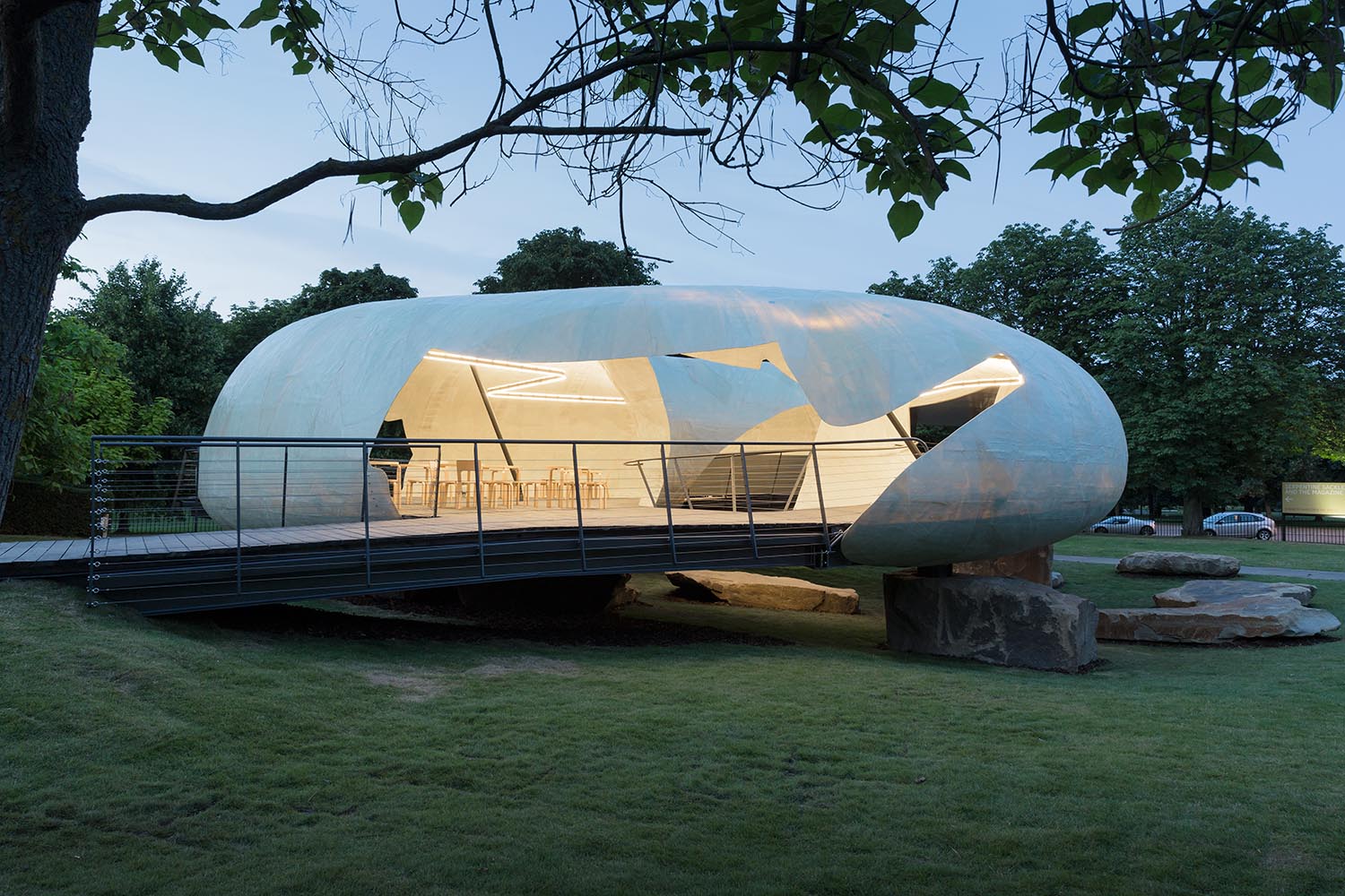 Serpentine gallery Pavilion 2014. Smiljan Radic. Premio Pritzker 2026