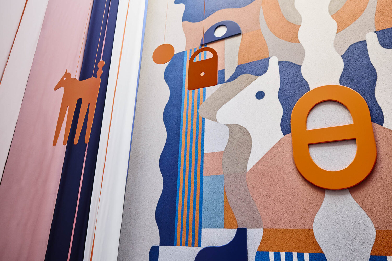 Escaparate de Twee Muizen para Hermès Madrid