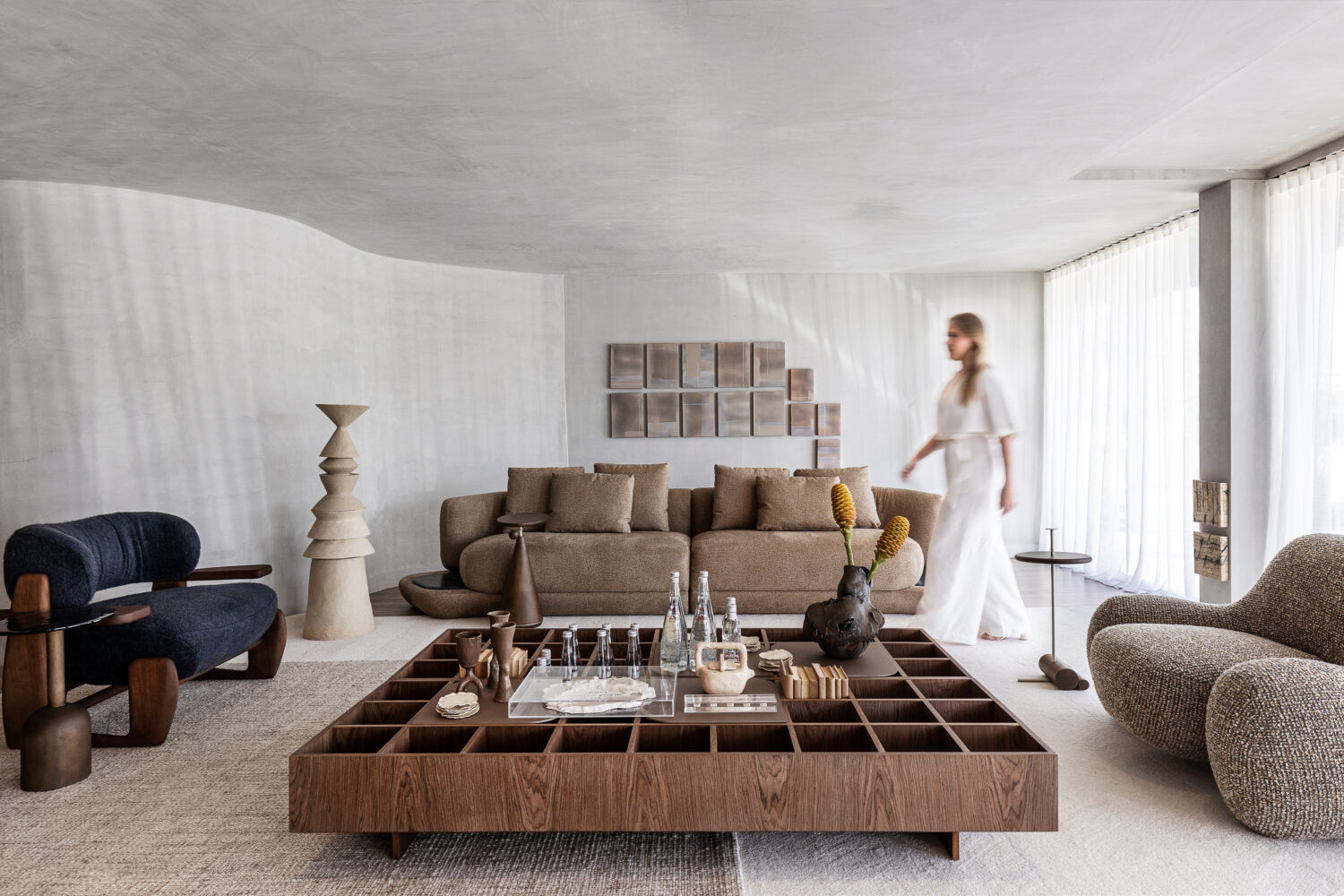 Vitrina Forma & Materia de ContTi Home Design firmada por Beatriz Zeglin Arquitectura