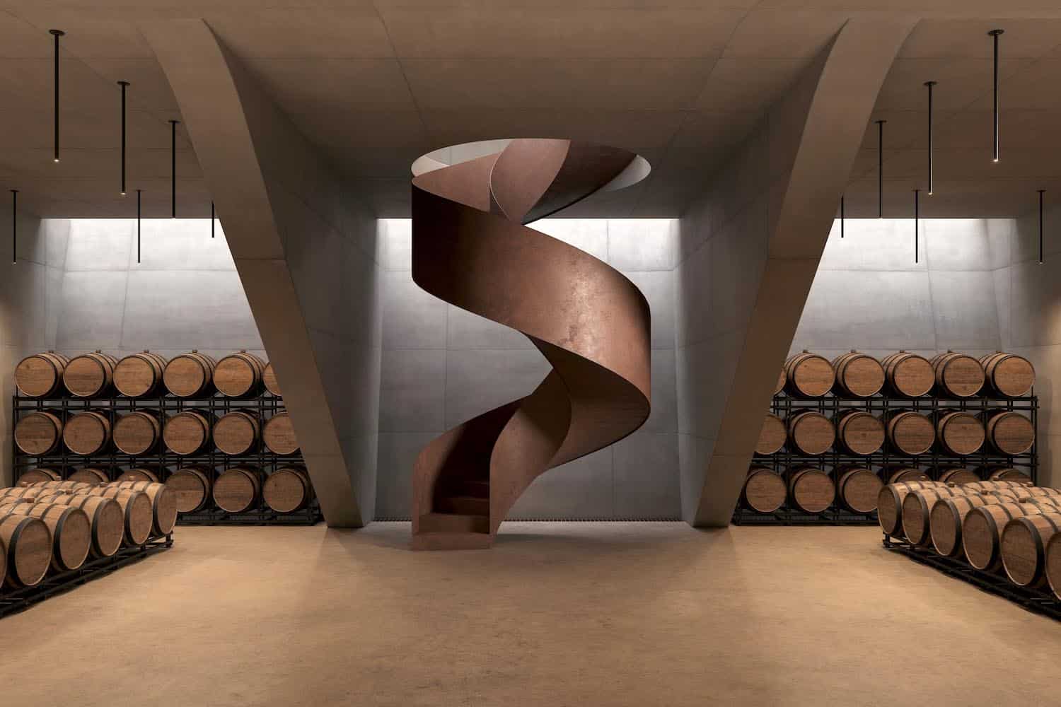 bodega, arquitectura enterrada, Eubea
