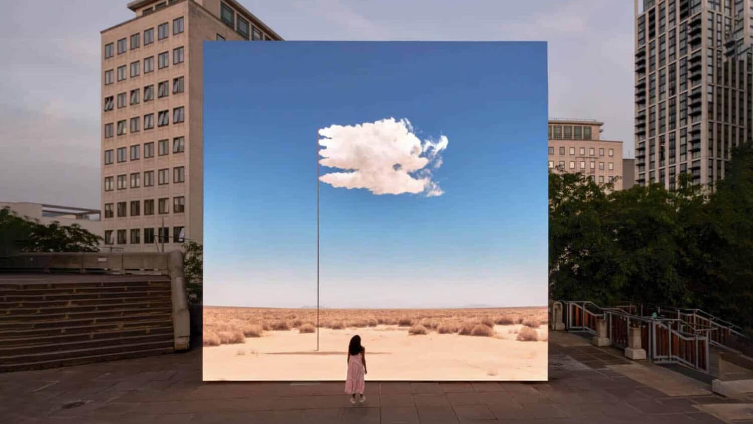 Surrender Flag 2023. John Gerrard. Hayward Gallery London. Mayrit 2026