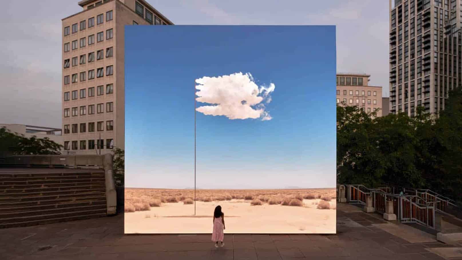 Surrender Flag 2023. John Gerrard. Hayward Gallery London. Mayrit 2026