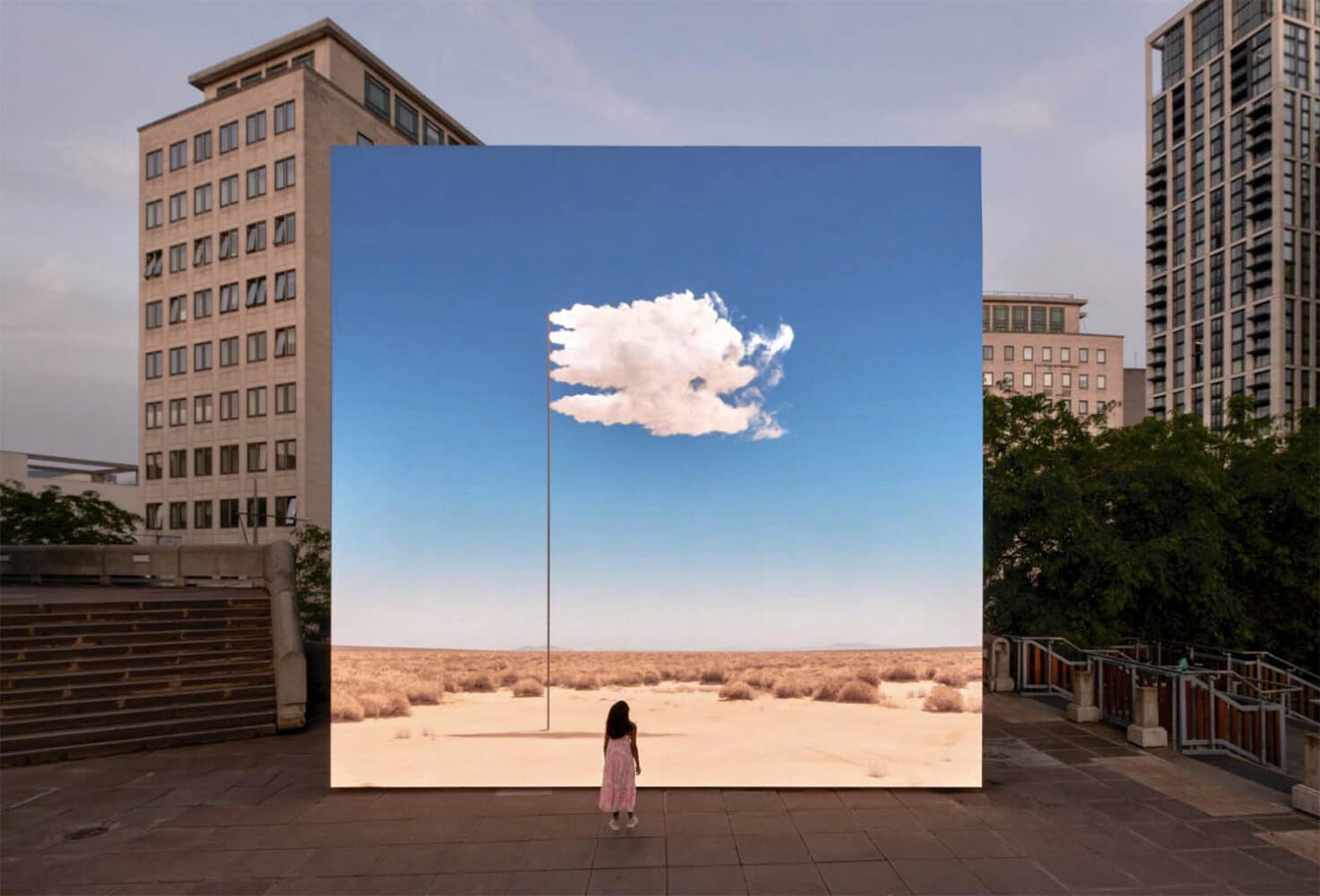 Surrender Flag 2023. John Gerrard. Hayward Gallery London. Mayrit 2026