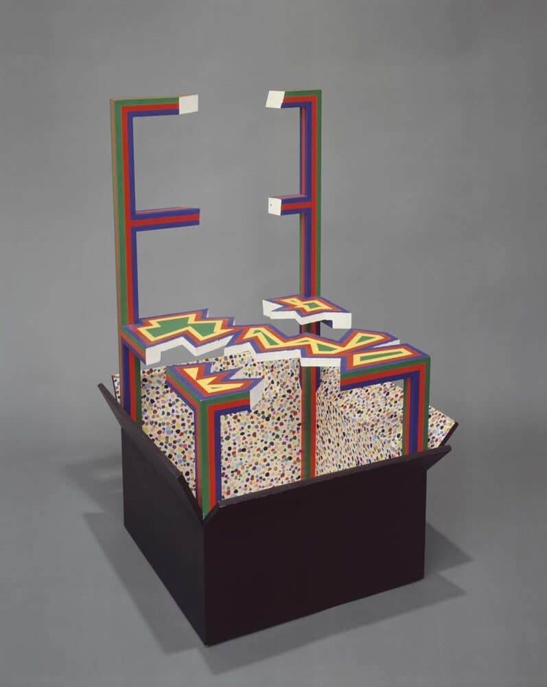 Chair Transformation #9. Lucas Samaras. © Lucas Samaras, Cortesía Pace Gallery