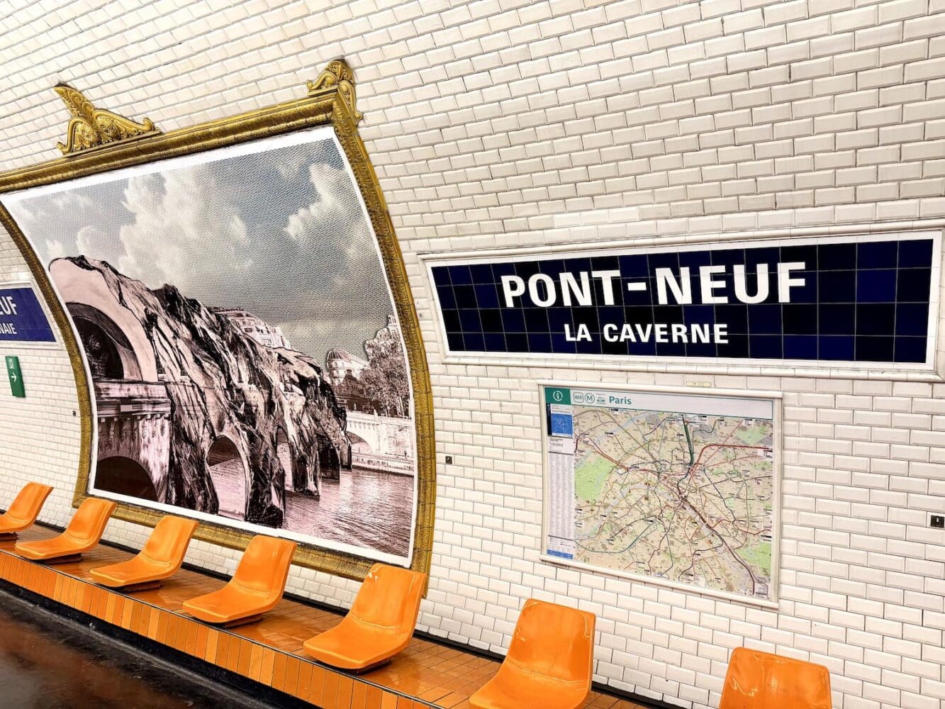 JR Pont Neuf, arte público, La Caverne