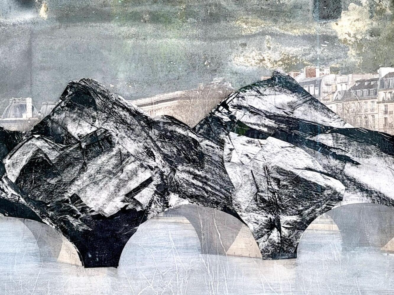JR Pont Neuf, arte público, La Caverne