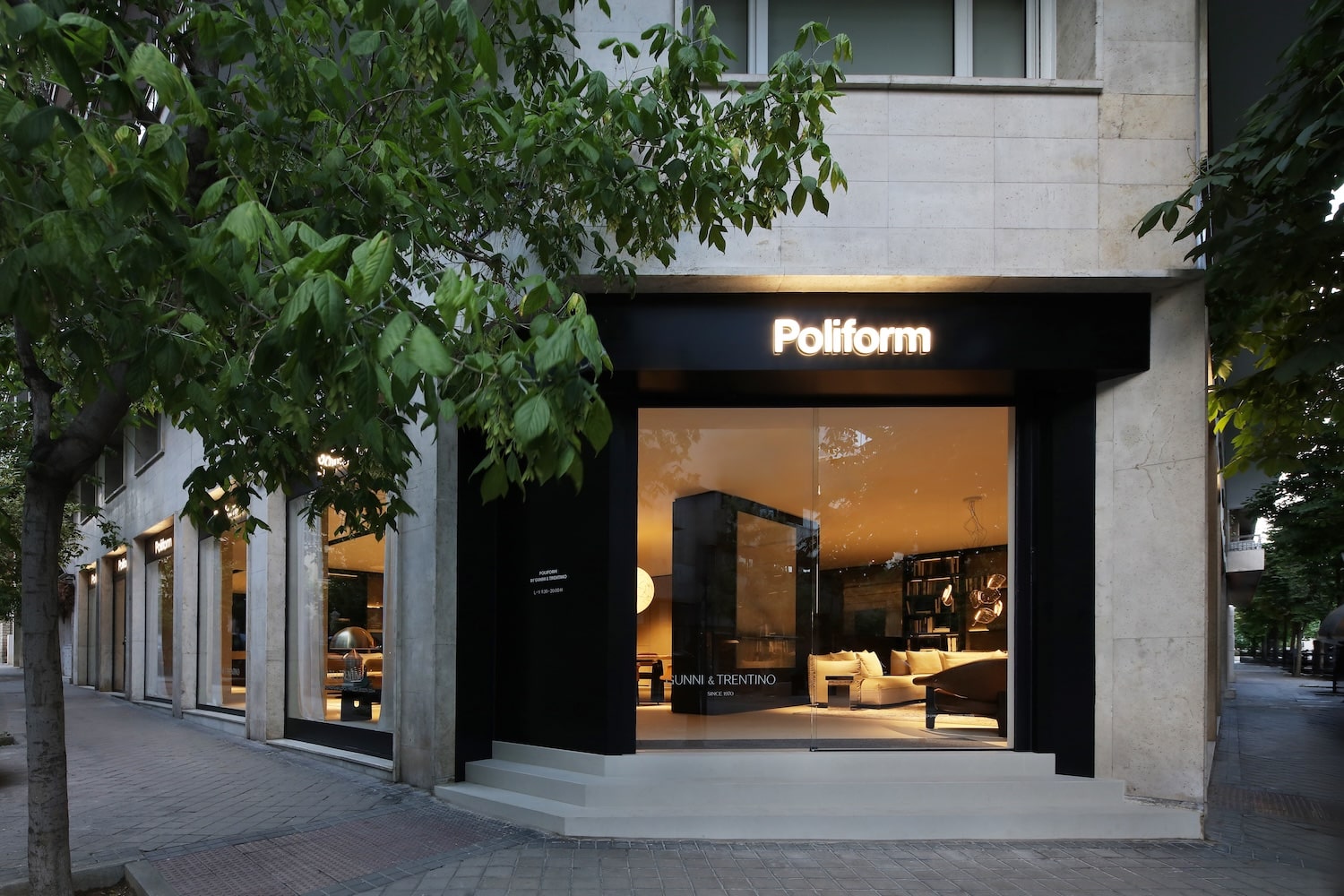 Poliform, Gunni Trentino, diseño italiano