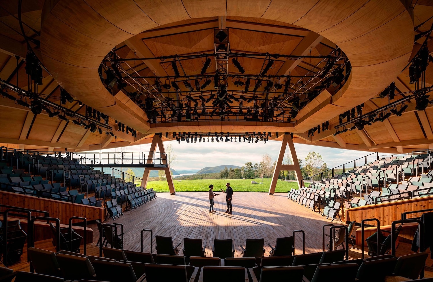 Studio Gang, auditorio, río Hudson