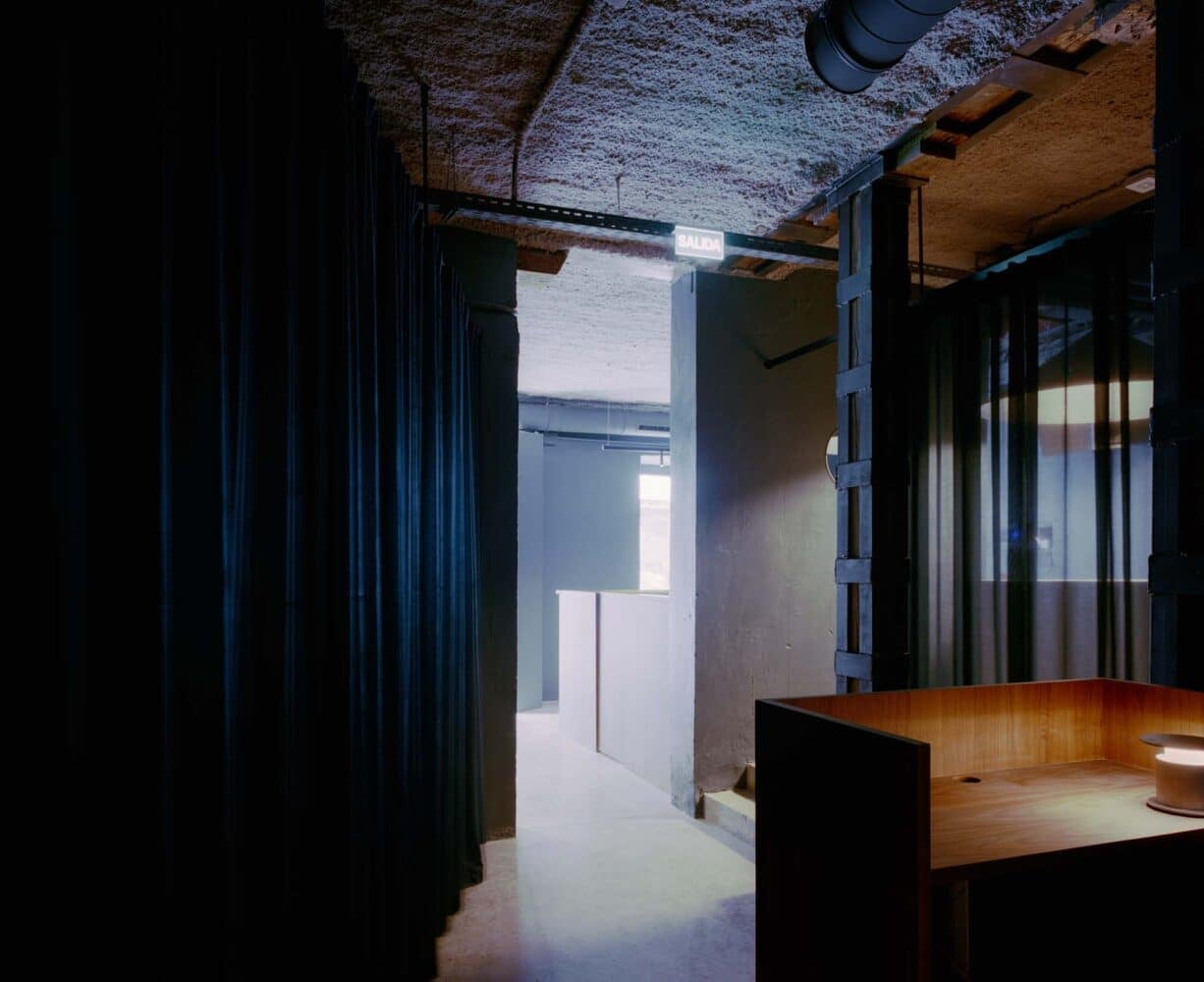 restaurante japonés, brutalismo, Madrid