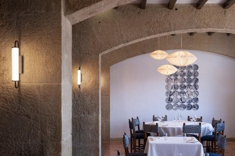 interior del restaurante del Parador de Sos del Rey Católico