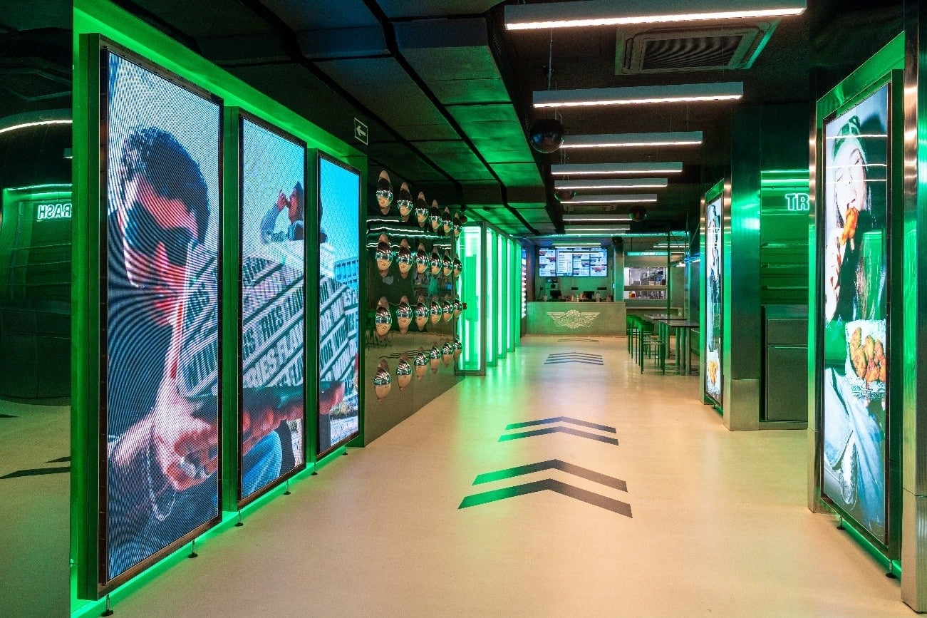 interior de Wingstop